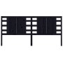 Cabecero madera maciza de pino negro 206x4x100 cm de vidaXL, Cabeceros y pies de cama - Ref: Foro24-818794, Precio: 55,22 €, ...