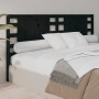 Cabecero madera maciza de pino negro 206x4x100 cm de vidaXL, Cabeceros y pies de cama - Ref: Foro24-818794, Precio: 55,22 €, ...
