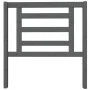 Solid gray pine wood bed headboard 96x4x100 cm by vidaXL, Headboards and footboards - Ref: Foro24-818802, Price: 23,98 €, Dis...