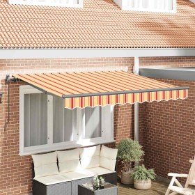 Toldo Retráctil Amarillo 350 x 200 cm tela en Toldos | Comprar online en Foru.es