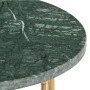 Mesa de centro piedra real textura de mármol verde 40x40x40 cm en Mesas de centro | Comprar online en Foru.es