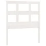 Solid white pine wood bed headboard 95.5x4x100 cm by vidaXL, Headboards and footboards - Ref: Foro24-818901, Price: 24,64 €, ...