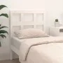 Solid white pine wood bed headboard 95.5x4x100 cm by vidaXL, Headboards and footboards - Ref: Foro24-818901, Price: 24,64 €, ...