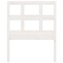 Cabecero de cama madera maciza de pino blanco 95,5x4x100 cm de vidaXL, Cabeceros y pies de cama - Ref: Foro24-818901, Precio:...