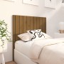 Cabecero de cama madera maciza pino marrón miel 95,5x4x100 cm de vidaXL, Cabeceros y pies de cama - Ref: Foro24-818853, Preci...