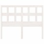Cabecero de cama madera maciza de pino blanco 205,5x4x100 cm de vidaXL, Cabeceros y pies de cama - Ref: Foro24-818941, Precio...