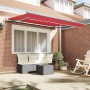 Toldo Retráctil Rojo 350 x 200 cm tela en Toldos | Comprar online en Foru.es