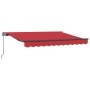 Toldo Retráctil Rojo 350 x 200 cm tela en Toldos | Comprar online en Foru.es