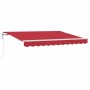 Toldo Retráctil Rojo 350 x 200 cm tela en Toldos | Comprar online en Foru.es