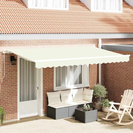 Toldo Retráctil Crema 400 x 200 cm tela en Toldos | Comprar online en Foru.es