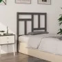 Solid gray pine wood bed headboard 95.5x4x100 cm by vidaXL, Headboards and footboards - Ref: Foro24-818952, Price: 21,86 €, D...