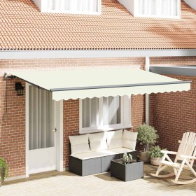 Toldo Retráctil Crema 400 x 200 cm tela en Toldos | Comprar online en Foru.es