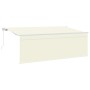 Toldo Retráctil Manual Crema 400 x 200 cm Poliéster y Aluminio en Toldos | Comprar online en Foru.es