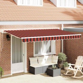Toldo Retráctil Naranja 400 x 200 cm tela en Toldos | Comprar online en Foru.es