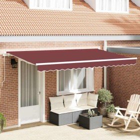 Toldo Retráctil Burdeos 400 x 200 cm tela en Toldos | Comprar online en Foru.es