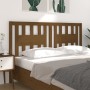 Cabecero madera maciza de pino marrón miel 166x4x100 cm de vidaXL, Cabeceros y pies de cama - Ref: Foro24-818683, Precio: 58,...