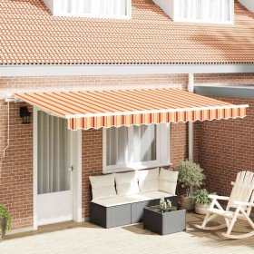 Toldo Retráctil Amarillo 400 x 200 cm tela en Toldos | Comprar online en Foru.es