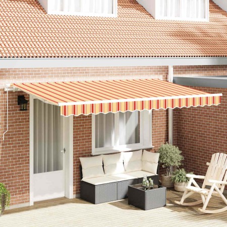 Toldo Retráctil Amarillo 400 x 200 cm tela en Toldos | Comprar online en Foru.es