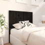 Cabecero de cama madera maciza de pino negro 95,5x4x100 cm de vidaXL, Cabeceros y pies de cama - Ref: Foro24-818854, Precio: ...