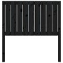 Cabecero de cama madera maciza de pino negro 95,5x4x100 cm de vidaXL, Cabeceros y pies de cama - Ref: Foro24-818854, Precio: ...
