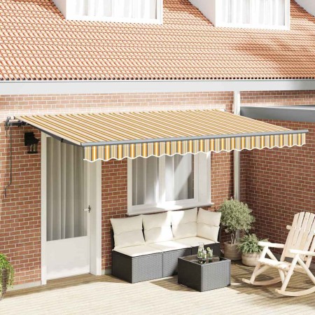 Toldo Retráctil Amarillo 400 x 200 cm tela en Toldos | Comprar online en Foru.es