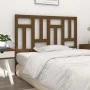 Honey brown pine solid wood bed headboard 125.5x4x100 cm by vidaXL, Headboards and footboards - Ref: Foro24-818963, Price: 31...