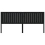 Cabecero de cama madera maciza de pino negro 205,5x4x100 cm de vidaXL, Cabeceros y pies de cama - Ref: Foro24-818894, Precio:...