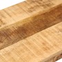 Banco de madera maciza de mango sin tratar y acero 110 cm en Bancos para recibidores y almacenamiento | Comprar online en Foru.e