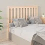 Cabecero de cama madera maciza de pino 126x6x101 cm de vidaXL, Cabeceros y pies de cama - Ref: Foro24-818510, Precio: 40,79 €...