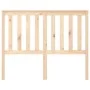 Cabecero de cama madera maciza de pino 126x6x101 cm de vidaXL, Cabeceros y pies de cama - Ref: Foro24-818510, Precio: 40,79 €...