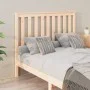 Cabecero de cama madera maciza de pino 126x6x101 cm de vidaXL, Cabeceros y pies de cama - Ref: Foro24-818510, Precio: 40,79 €...