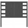 Cabecero madera maciza de pino gris 96x4x100 cm de vidaXL, Cabeceros y pies de cama - Ref: Foro24-818752, Precio: 30,07 €, De...