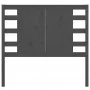 Solid gray pine wood headboard 96x4x100 cm by vidaXL, Headboards and footboards - Ref: Foro24-818752, Price: 30,07 €, Discoun...