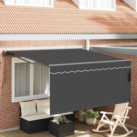 Toldo Retráctil Antracita 300 x 250 cm Poliéster y Aluminio en Toldos | Comprar online en Foru.es
