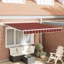 Toldo Retráctil Manual Naranja y Marrón 300 x 250 cm en Toldos | Comprar online en Foru.es