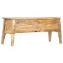 Caja de almacenaje de madera maciza de mango 99x35x48 cm en Baúles de almacenamiento | Comprar online en Foru.es