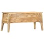 Caja de almacenaje de madera maciza de mango 99x35x48 cm en Baúles de almacenamiento | Comprar online en Foru.es