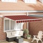 Toldo Retráctil Naranja y marrón 300 x 250 cm Tela y acero en Toldos | Comprar online en Foru.es