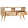 Mueble para TV madera maciza de mango 90x30x50 cm en Armarios y almacenamiento | Comprar online en Foru.es