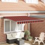 Toldo Retráctil Naranja y marrón 300 x 250 cm Tela y Aluminio en Toldos | Comprar online en Foru.es