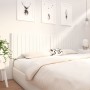 Cabecero de cama madera maciza de pino blanco 205,5x4x100 cm de vidaXL, Cabeceros y pies de cama - Ref: Foro24-818891, Precio...