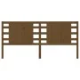 Solid honey brown pine wood headboard 186x4x100 cm by vidaXL, Headboards and footboards - Ref: Foro24-818788, Price: 74,05 €,...