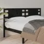 Kopfteil aus massivem schwarzem Kiefernholz, 126 x 4 x 100 cm von vidaXL, Kopf- und Fußteile - Ref: Foro24-818764, Preis: 32,...