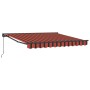 Toldo Retráctil Naranja y Negro 300 x 250 cm Poliéster y metal en Toldos | Comprar online en Foru.es