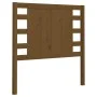 Kopfteil aus massivem honigbraunem Kiefernholz, 81 x 4 x 100 cm von vidaXL, Kopf- und Fußteile - Ref: Foro24-818748, Preis: 3...