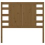 Cabecero madera maciza de pino marrón miel 81x4x100 cm de vidaXL, Cabeceros y pies de cama - Ref: Foro24-818748, Precio: 38,2...