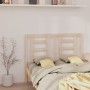 Cabecero de cama madera maciza de pino 146x4x100 cm de vidaXL, Cabeceros y pies de cama - Ref: Foro24-818820, Precio: 36,19 €...
