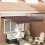 Toldo Retráctil Manual Marrón 300 x 250 cm Poliéster y metal en Toldos | Comprar online en Foru.es