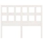 Cabecero de cama madera maciza de pino blanco 165,5x4x100 cm de vidaXL, Cabeceros y pies de cama - Ref: Foro24-818931, Precio...