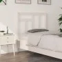 Bettkopfteil aus massivem weißem Kiefernholz, 95,5 x 4 x 100 cm von vidaXL, Kopf- und Fußteile - Ref: Foro24-818951, Preis: 2...